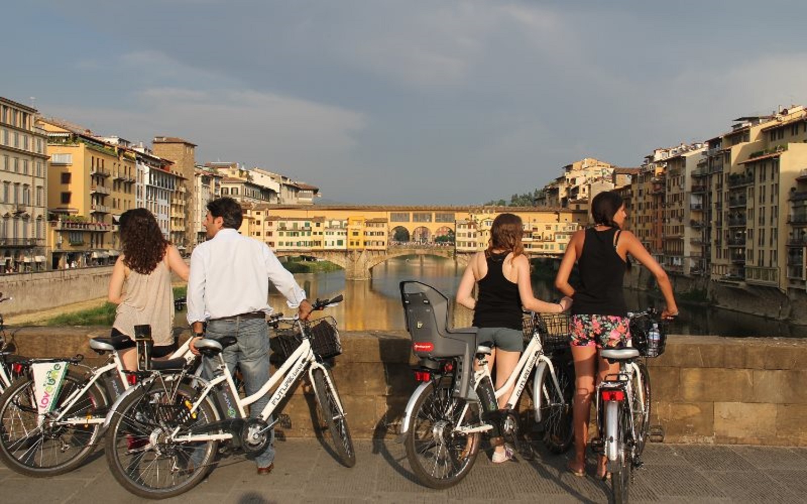 Experience Florence from a different perspective on a 2-hour bike tour of its iconic sights