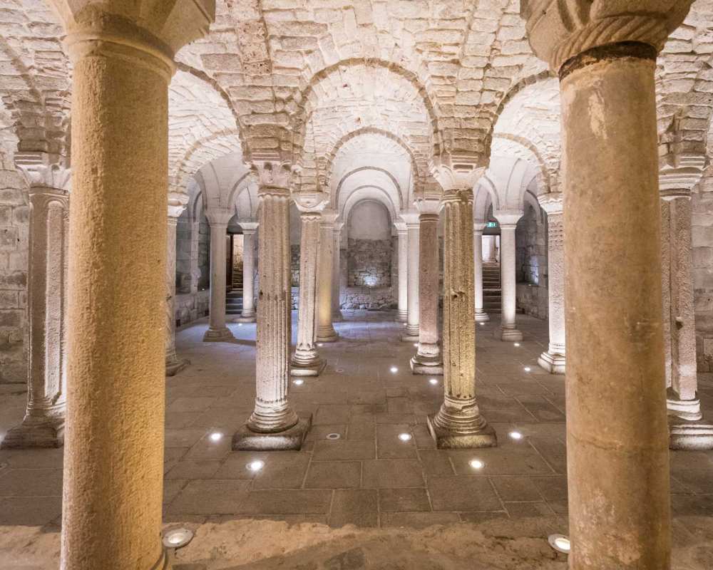 La cripta dell'Abbazia San Salvatore