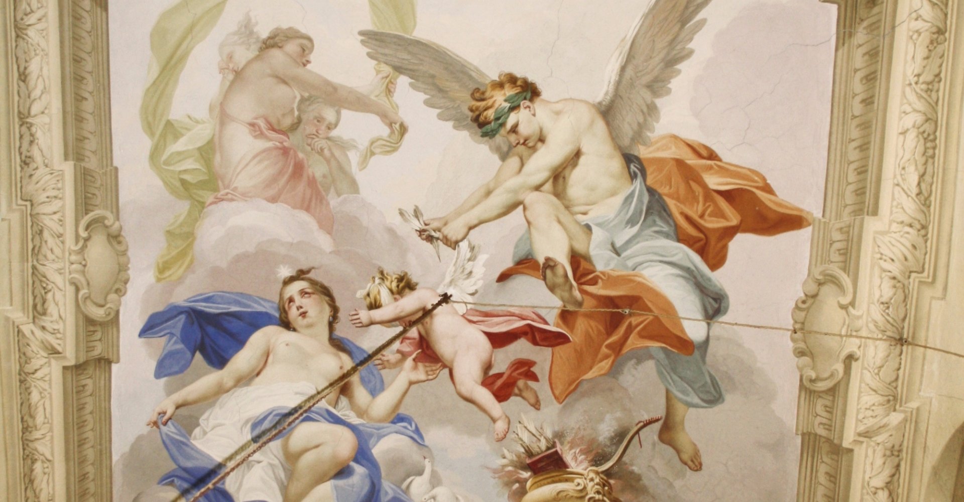 Cupidon aux yeux bandés - Giuseppe Galeotti - Palazzo Dosi-Magnavacca