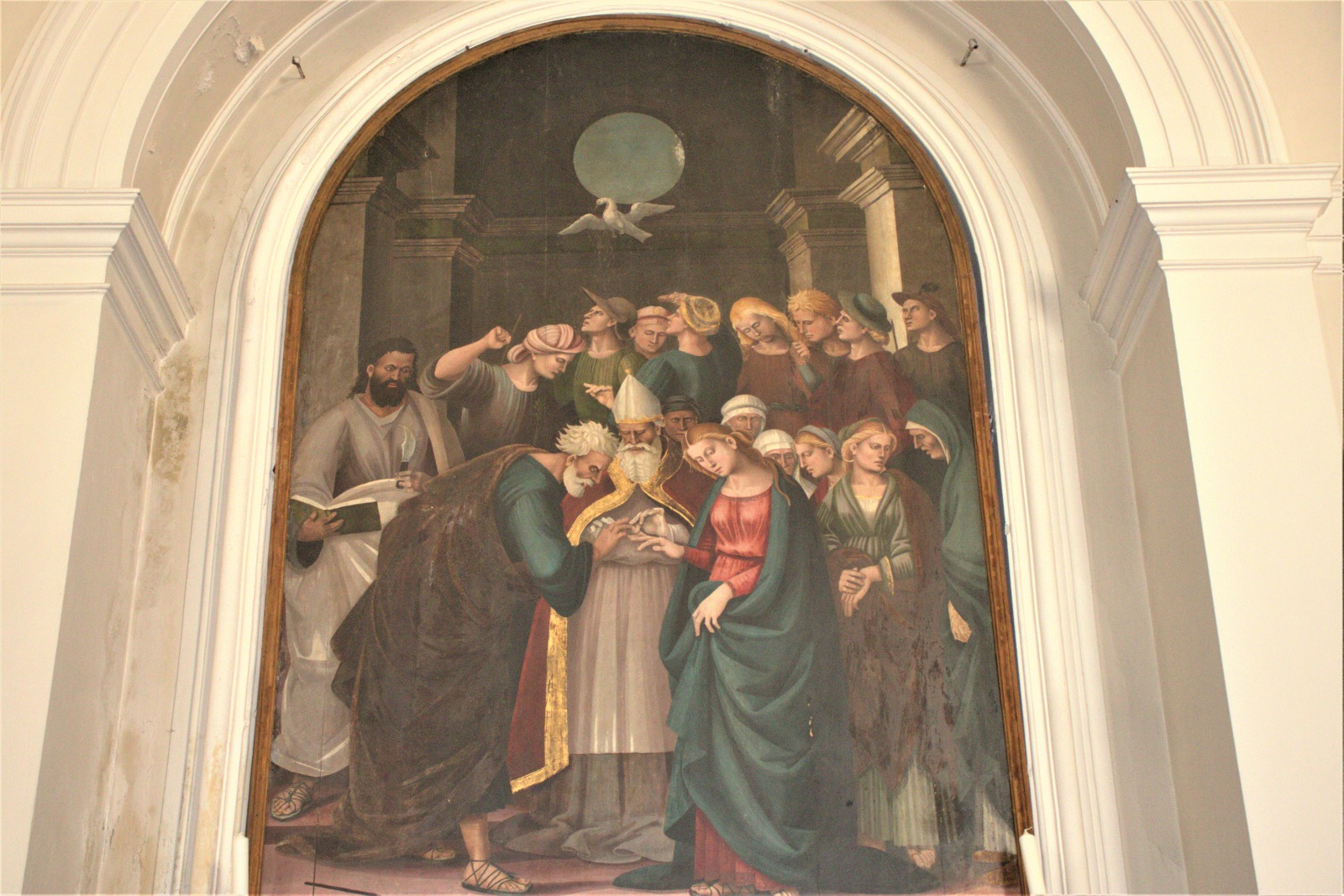 Lo sposalizio della Vergine della Bottega del Signorelli del XV secolo
