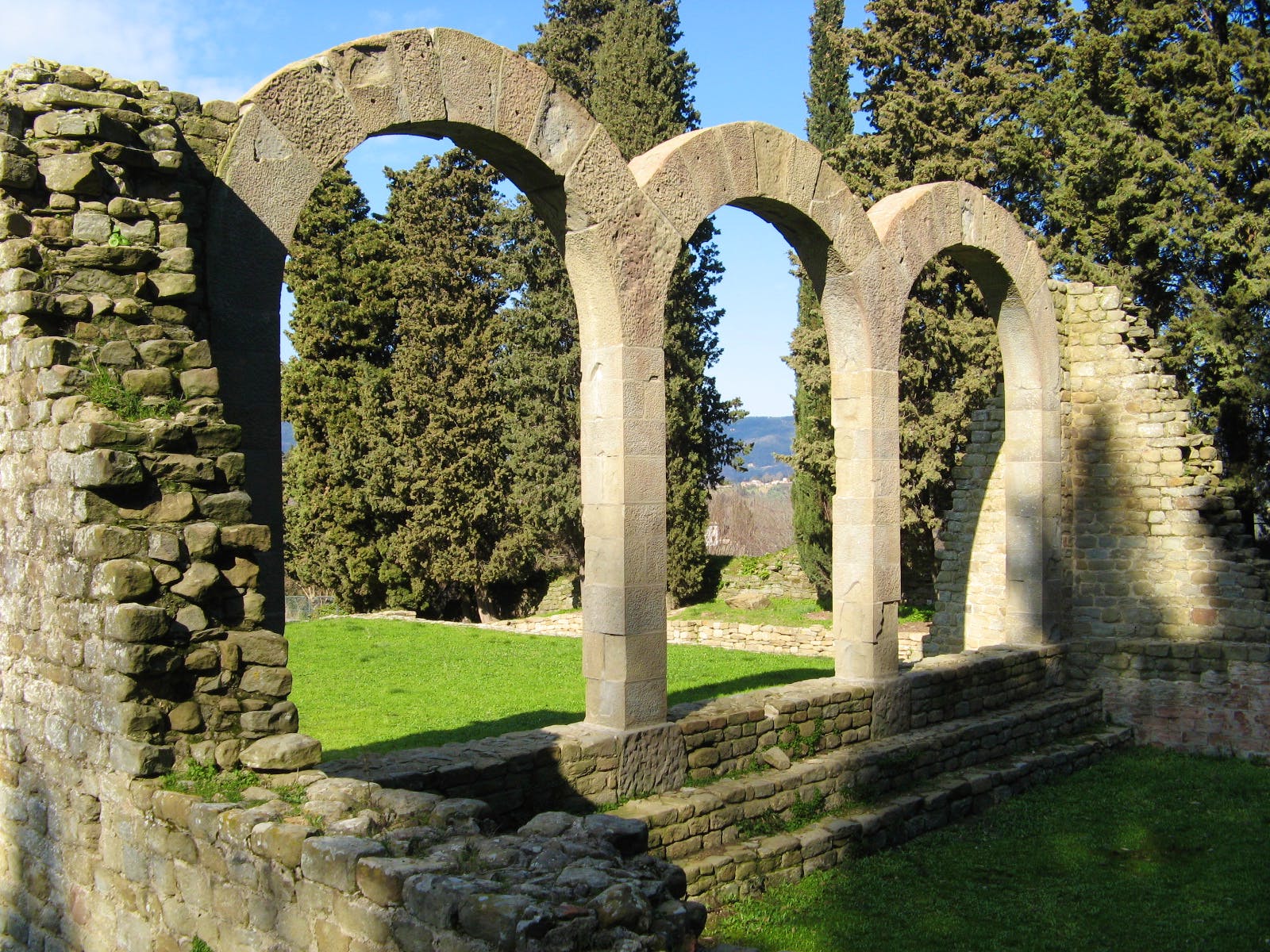 Fiesole, thermes romains