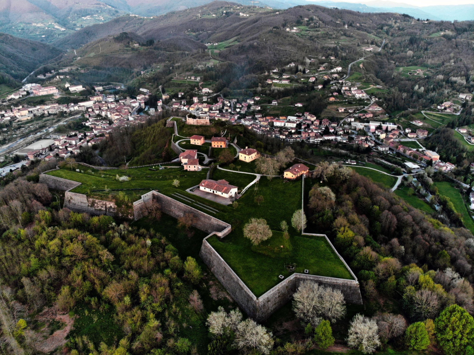 View from the top of the Fortress of Mont'Alfonso
