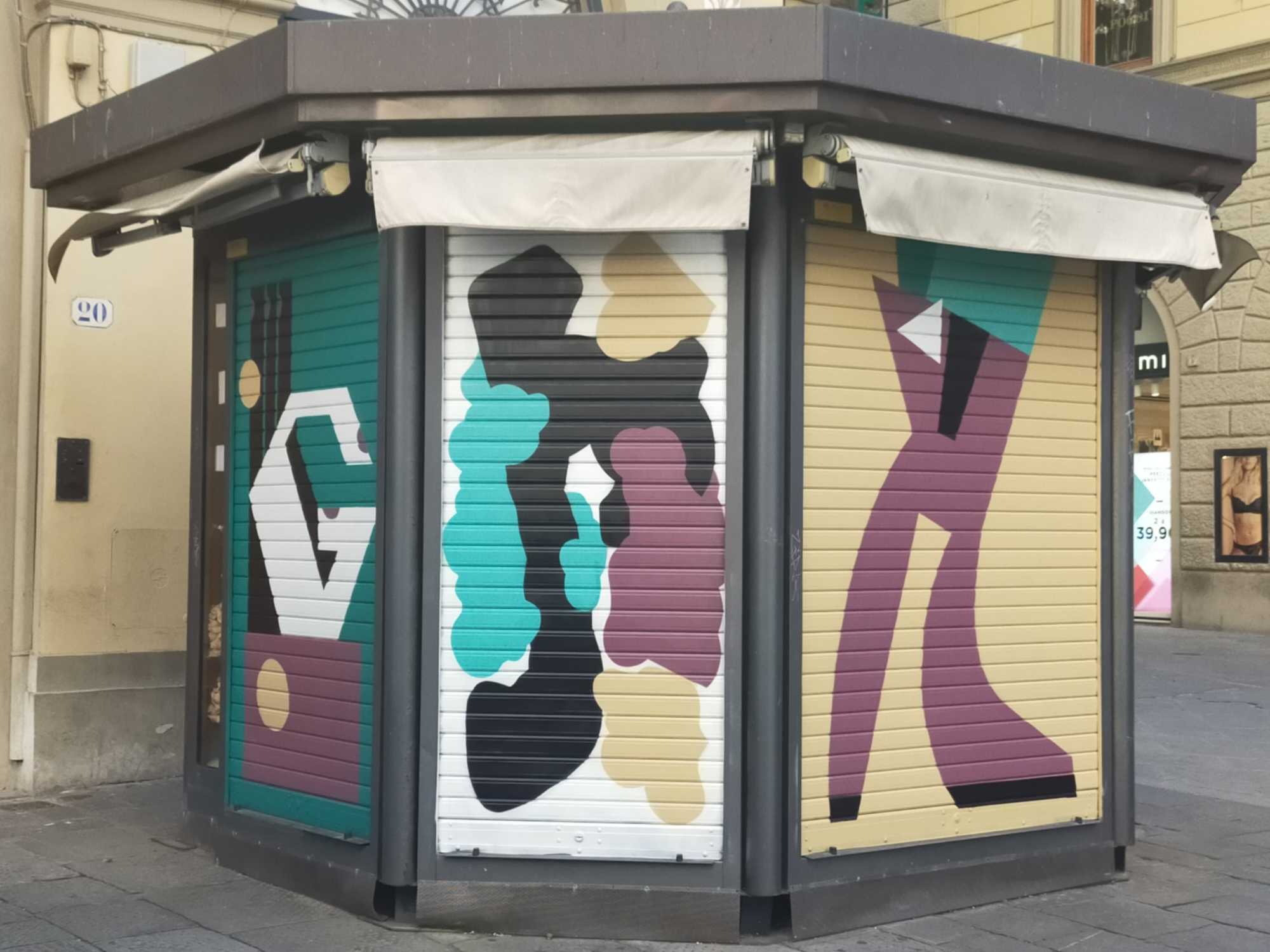 Das städtische Alphabet. Projekt zur Aufwertung von Kiosken und Zeitungsständen in Florenz.