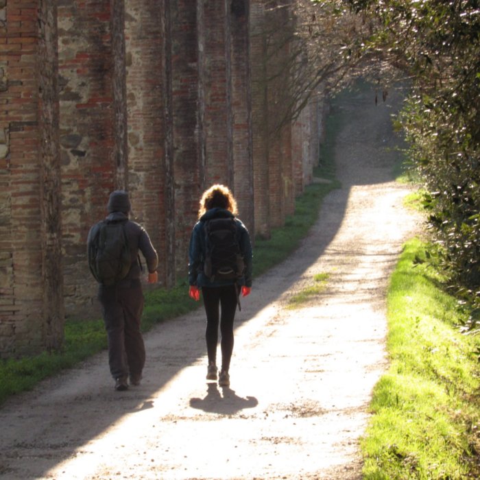 Trekking sulla via degli Acquedotti, da Lucca a Pisa
