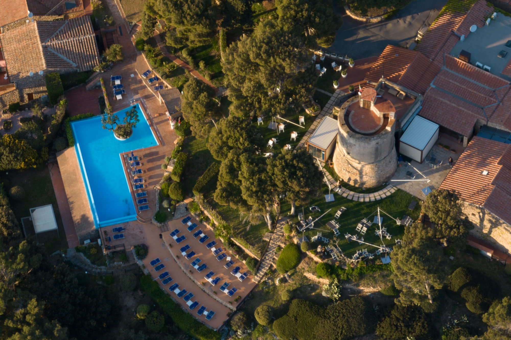 Boutique Hotel Torre di Cala Piccola from the top