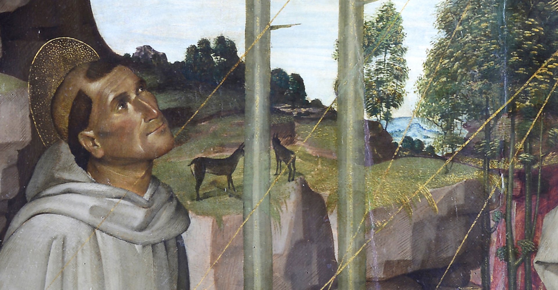 Saint Francis receives the stigmata - detail