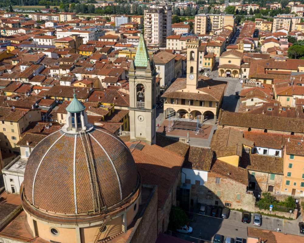San Giovanni Valdarno visto desde lo alto
