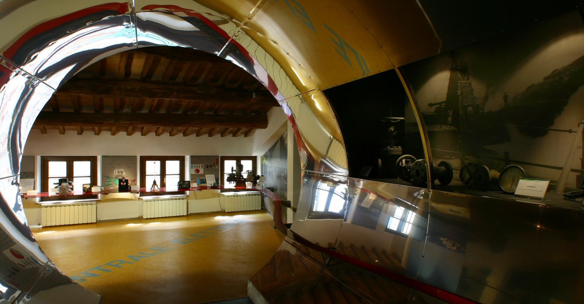 Ansicht der Innenräume des Museums