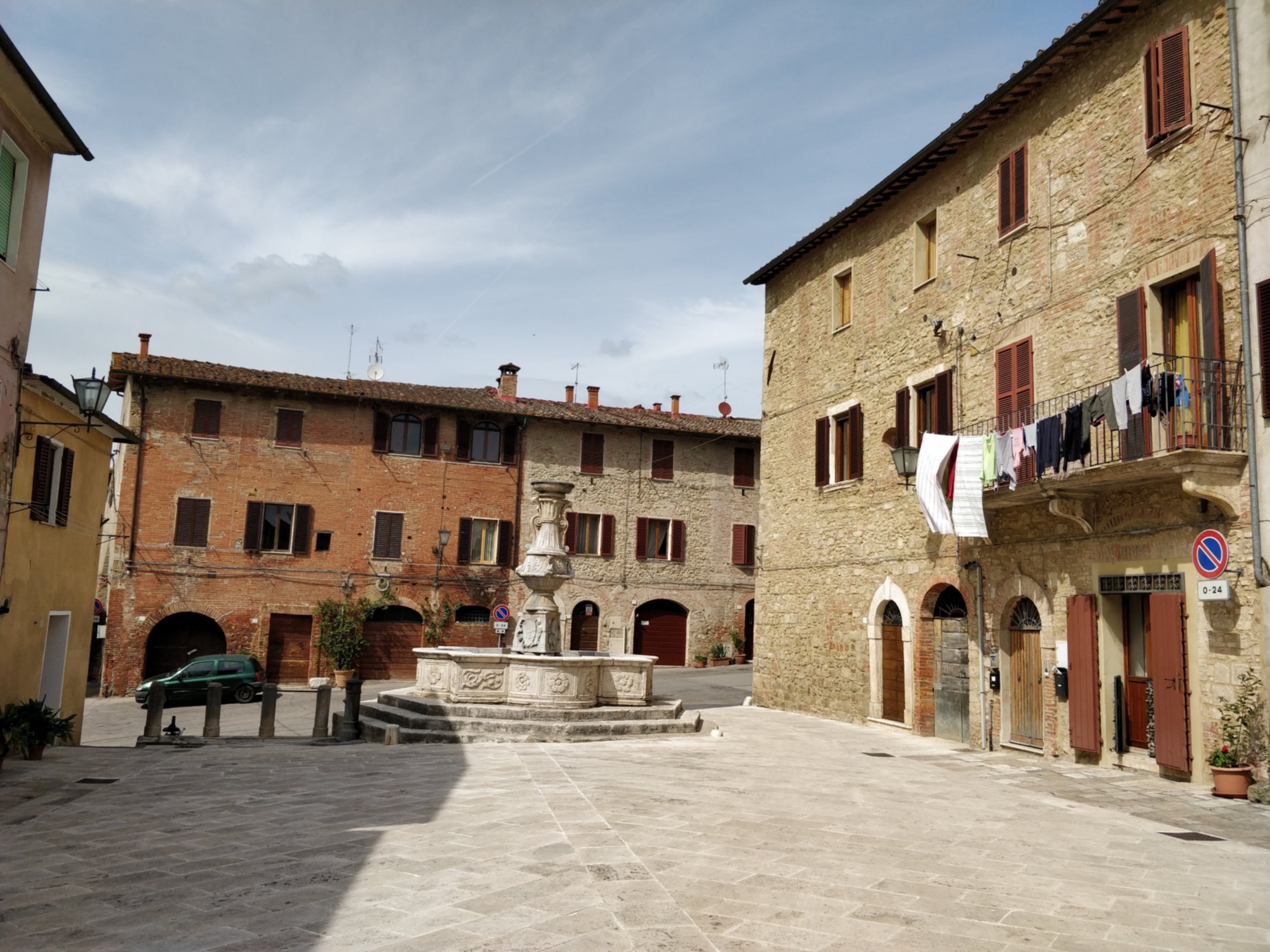 typical tuscan village