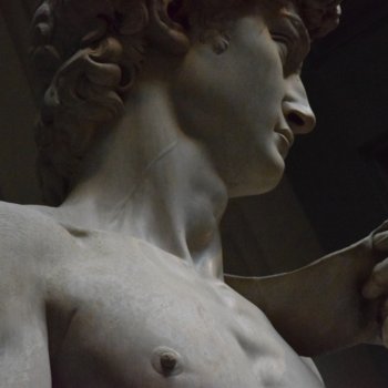 Dettaglio del David di Michelangelo