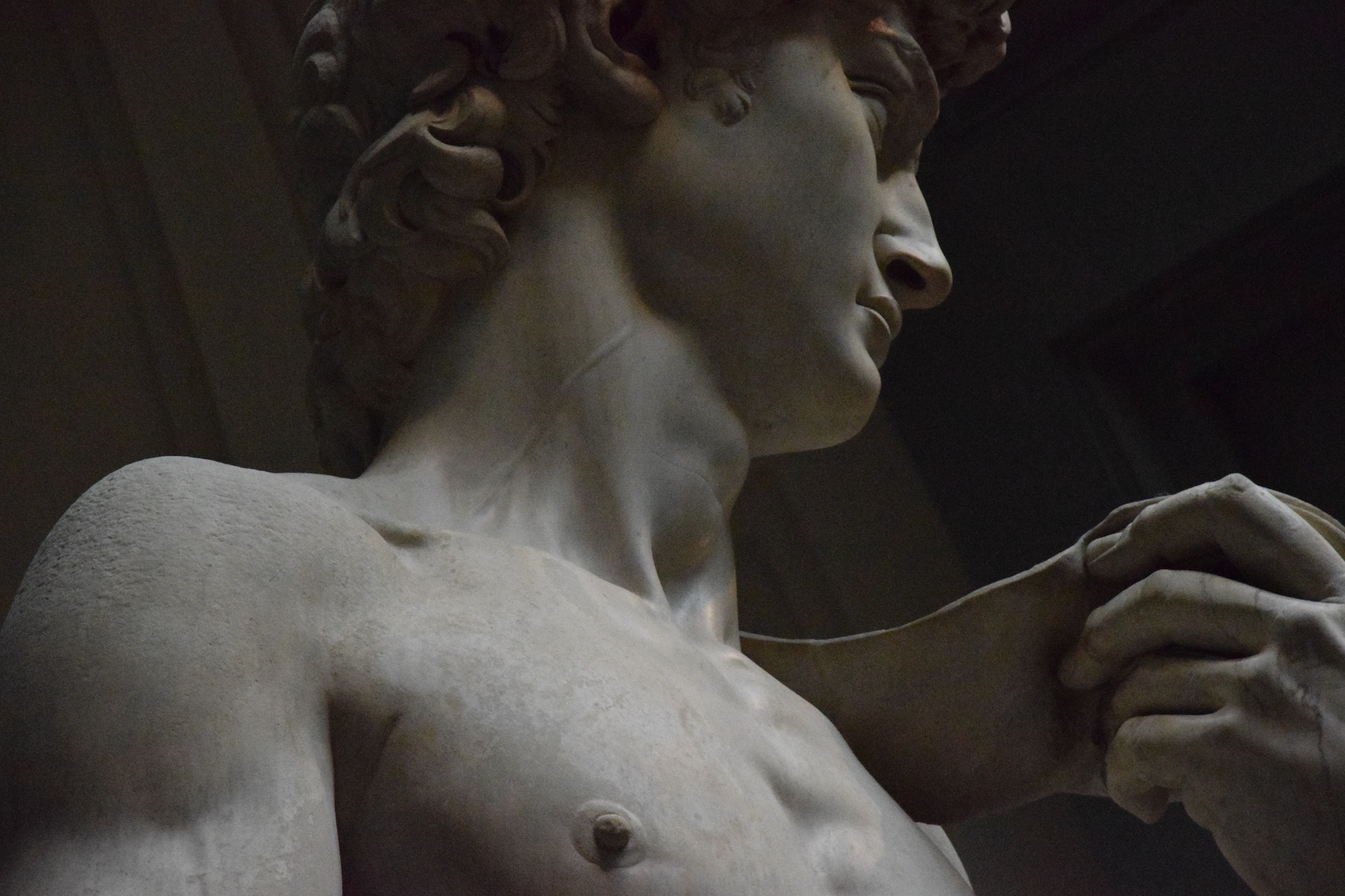 Detail des David von Michelangelo