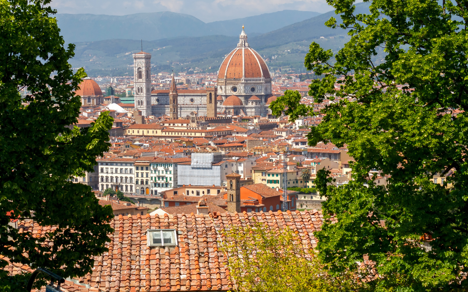 Blick auf Florenz vom Forte di Belvedere
