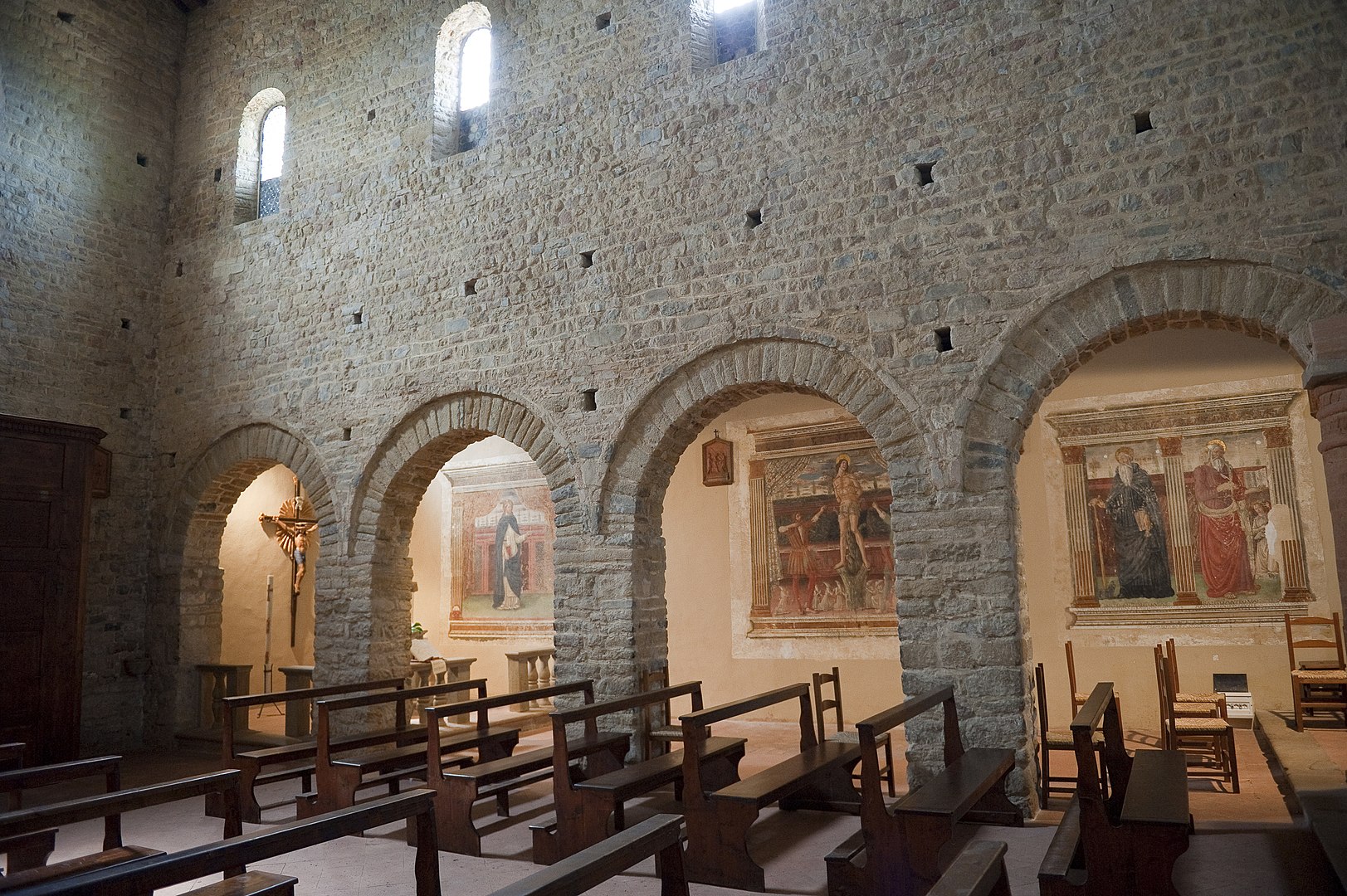 Innenansicht der Pfarrkirche Sant'Appiano