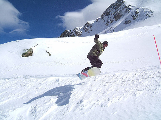 Snowboard en Abetone