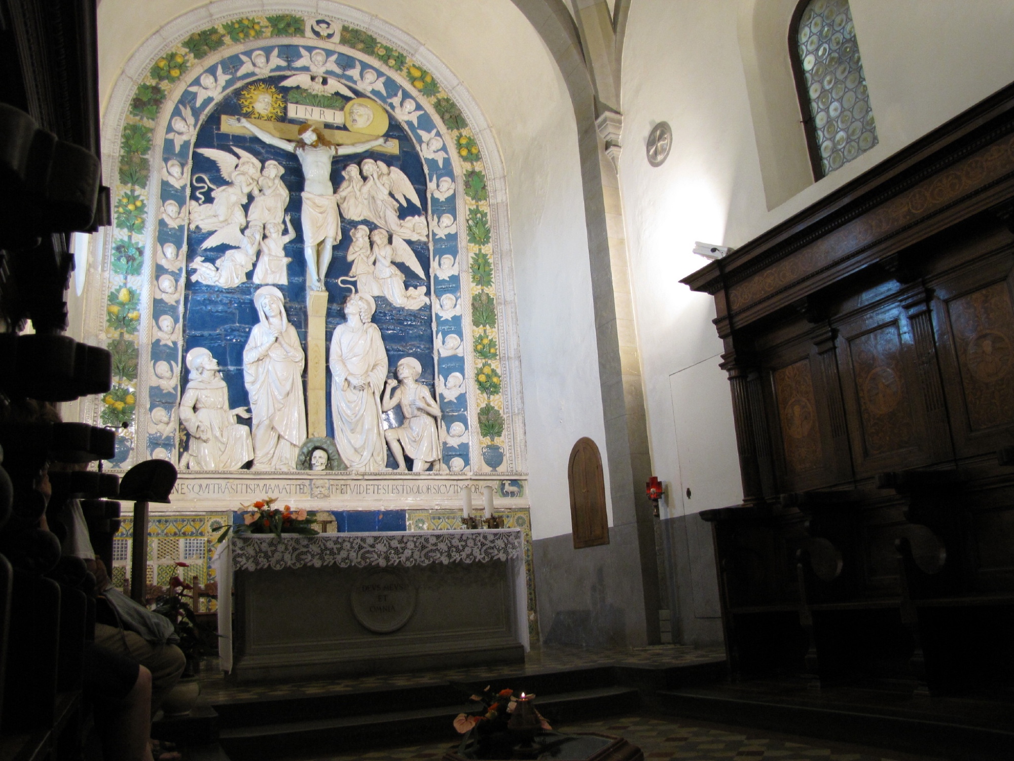 Work by the Della Robbia family Sanctuary of the Verna