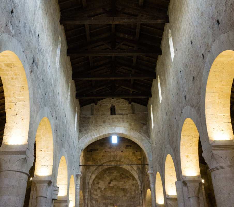 En el interior de la Abadía