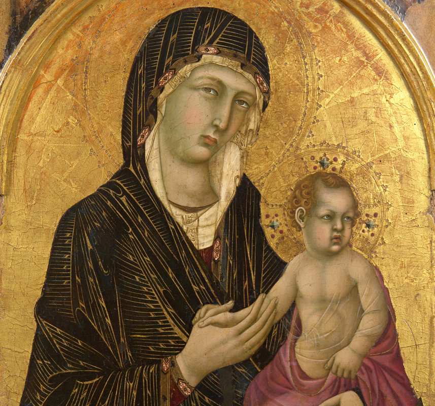 La Vierge à l'Enfant - Simone Martini