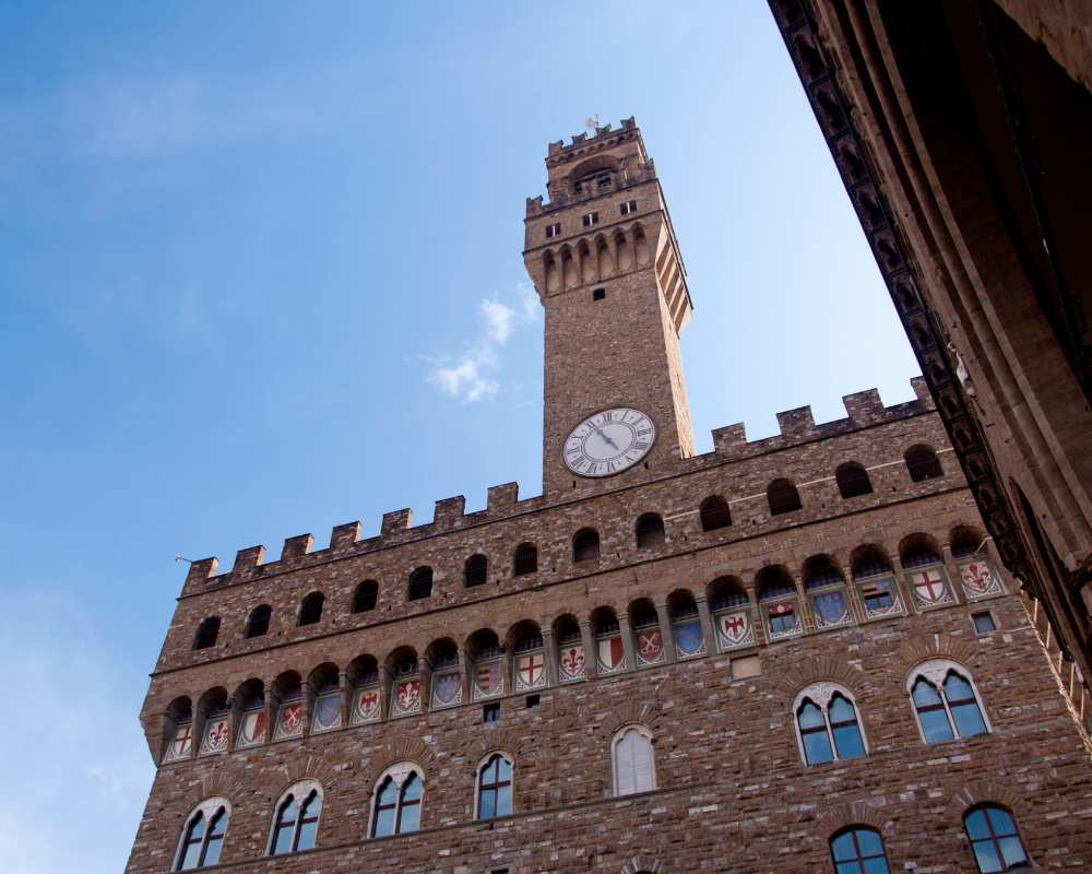 Palazzo Vecchio in der Piazza della Signoria