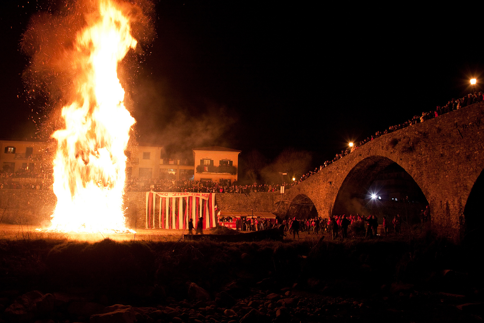 Bonfires of San Geminiano in Pontremoli