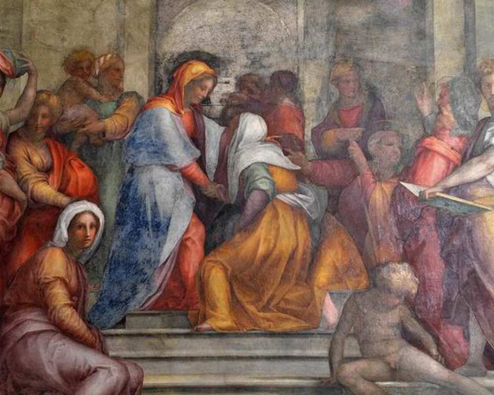 Los frescos de Pontormo en el claustro de la basílica