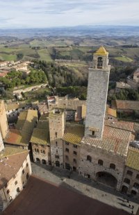 San Gimignano visto desde lo alto