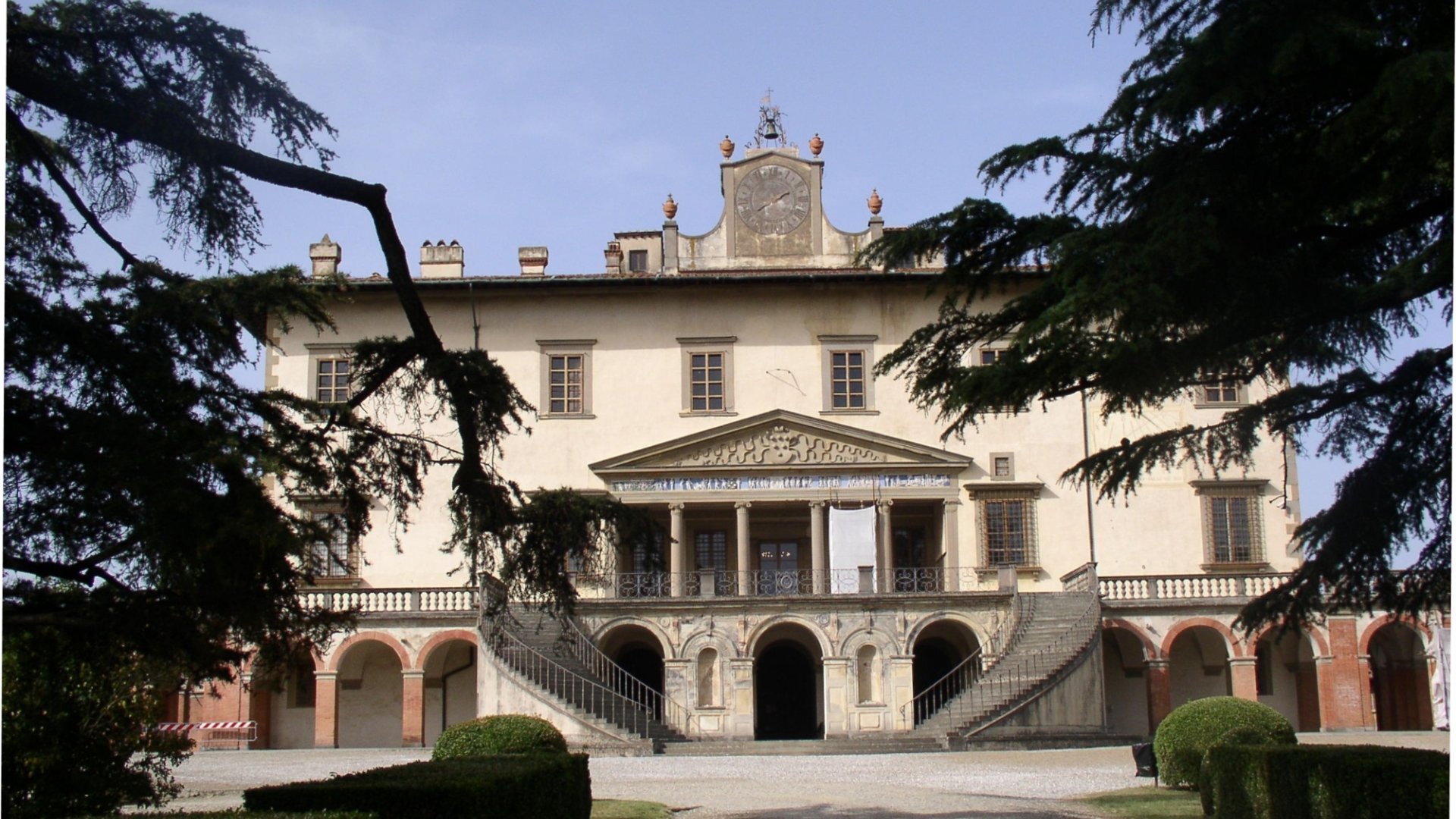 Die Villa Medici in Poggio a Caiano