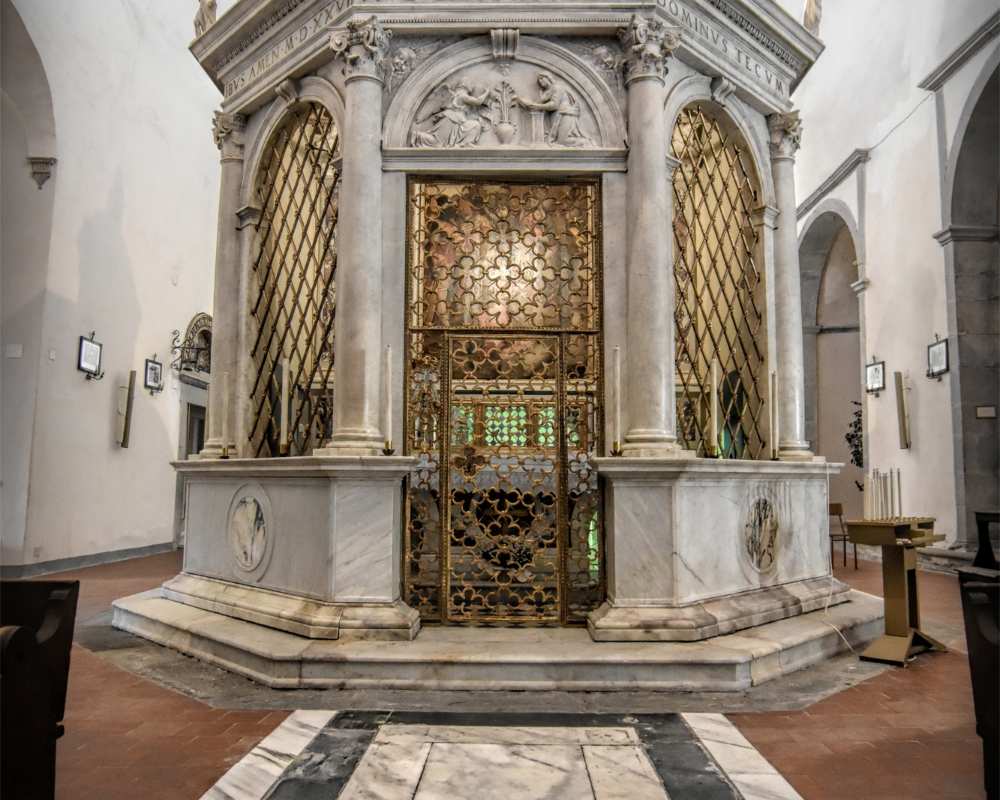 Santissima Annunziata, Pontremoli, Tempietto von Sansovino
