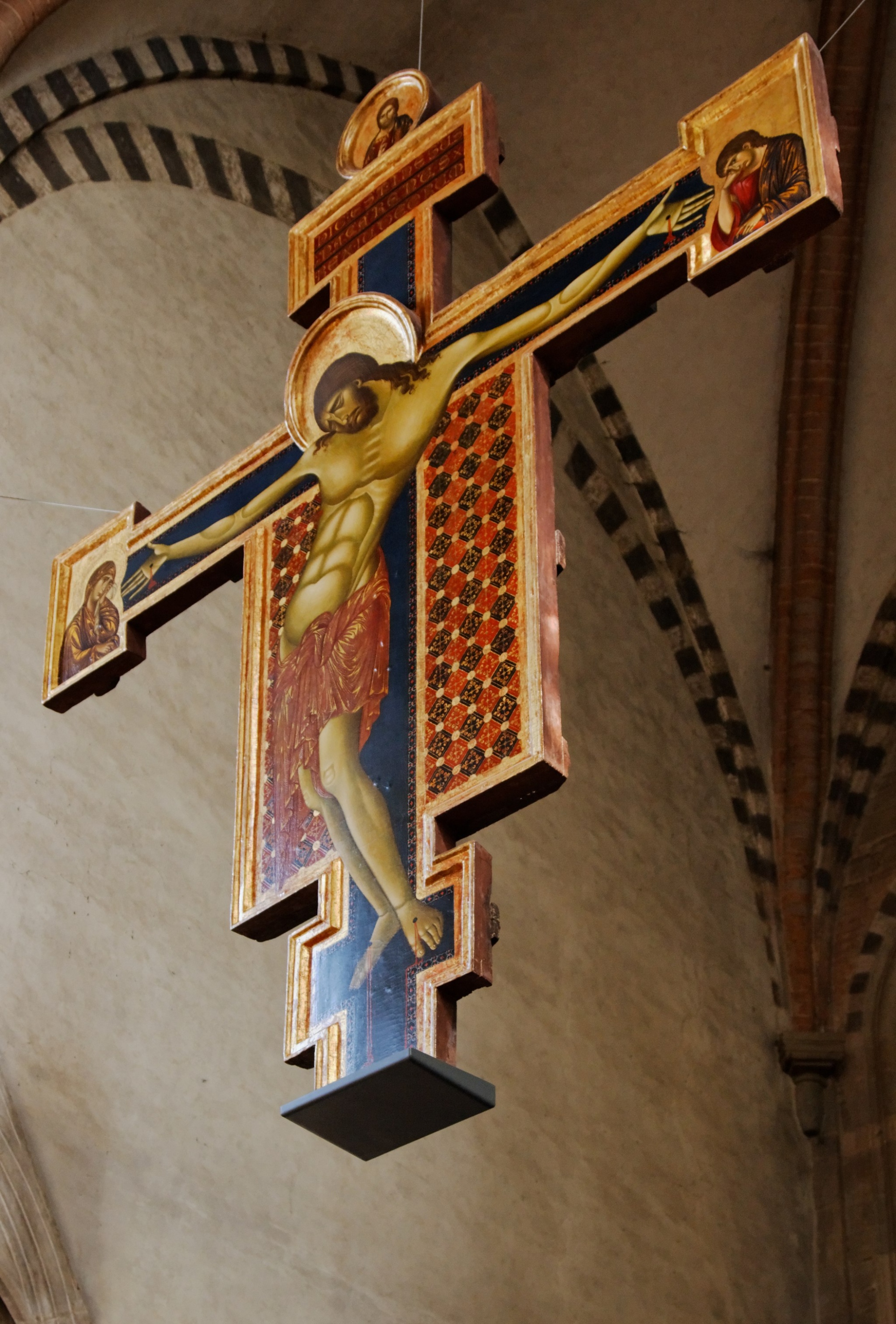 Wooden crucifix by Italian artist Cimabue