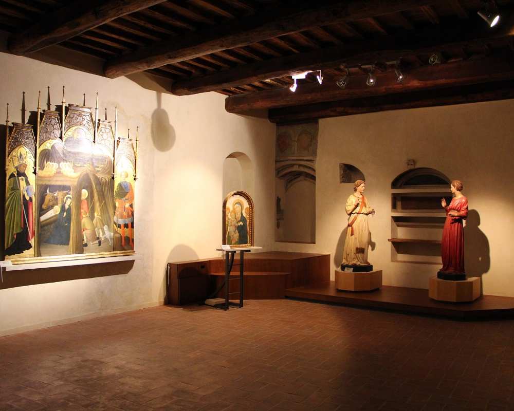 Im Museum des Palazzo Corboli in Asciano ausgestellte Werke