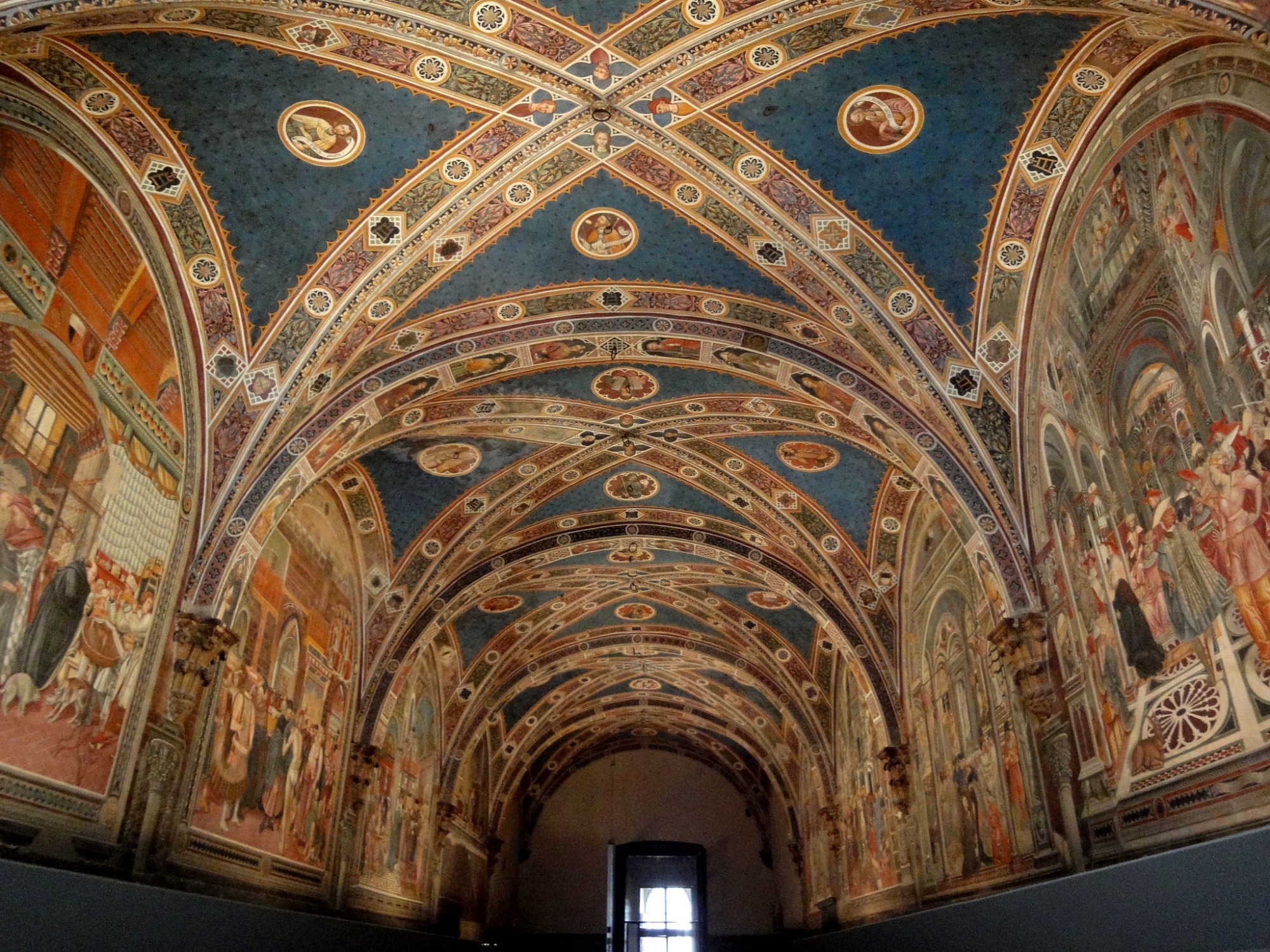 La Sala del Pellegrinaio del Santa Maria della Scala, a Siena