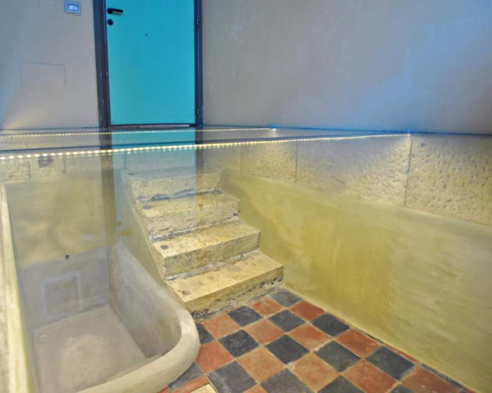 Le bain où Garibaldi a été guéri aux Thermes Antica Querciolaia
