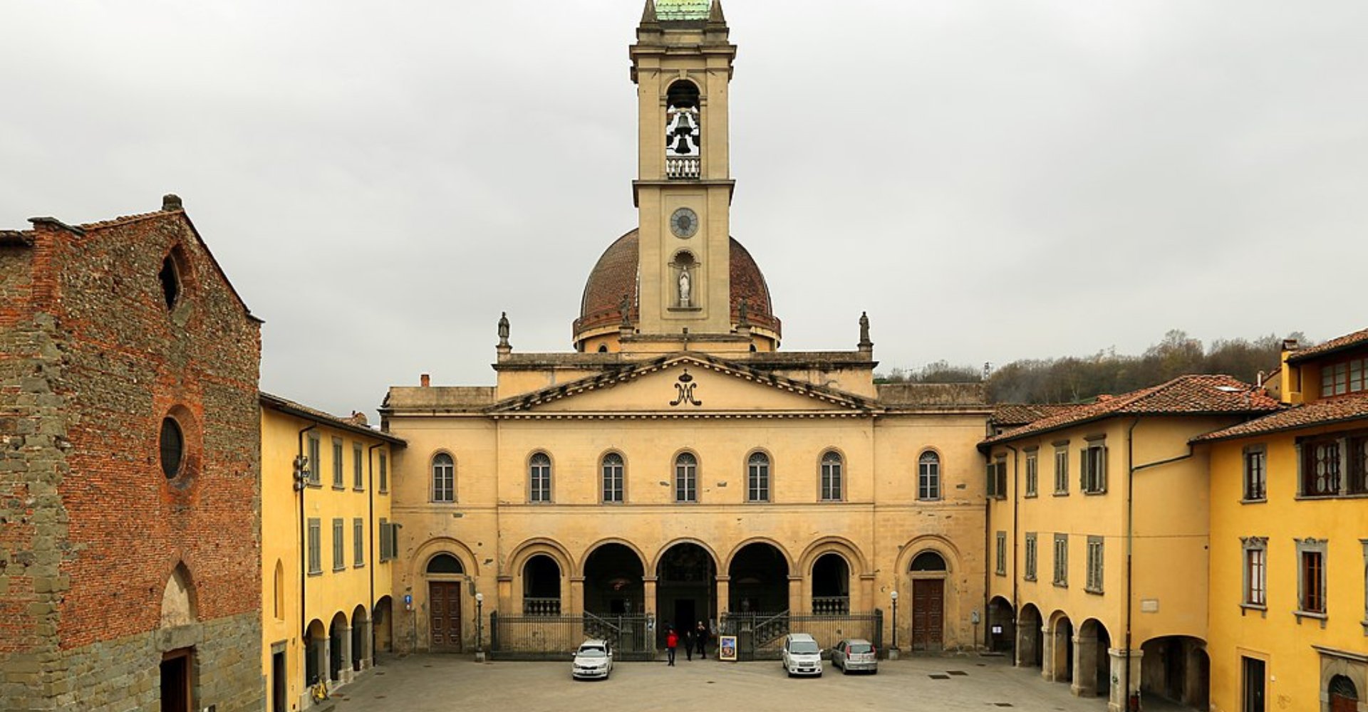 San Giovanni Valdarno, Palazzo di Arnolfo, veduta sulla Madonna delle Grazie