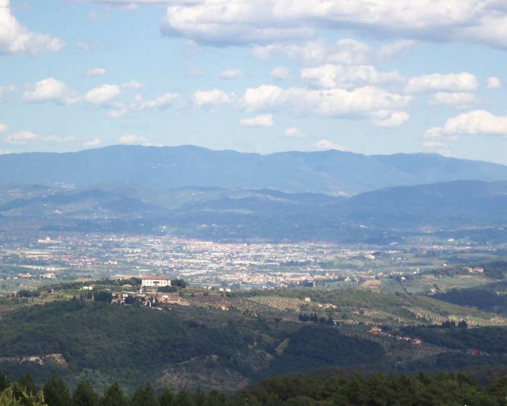 Il panorama da Pietramarina