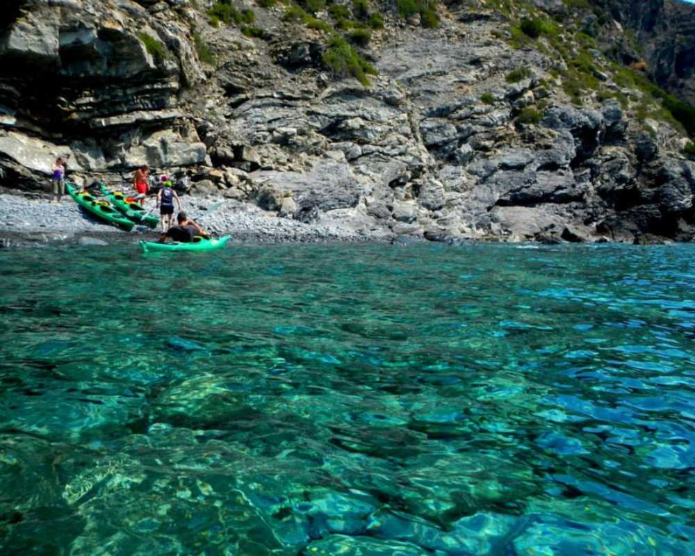 Kajakfahren auf der Insel Elba