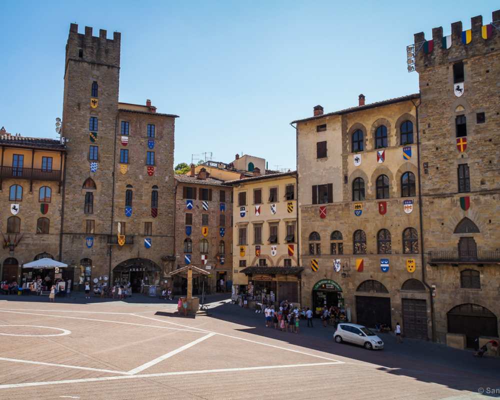 Piazza Grande à Arezzo