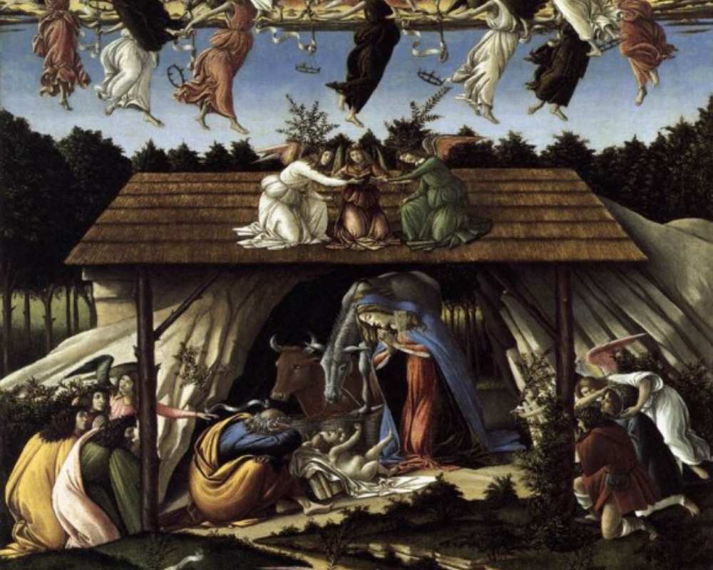 Sandro Botticelli, The Mystical Nativity, National Gallery of London.