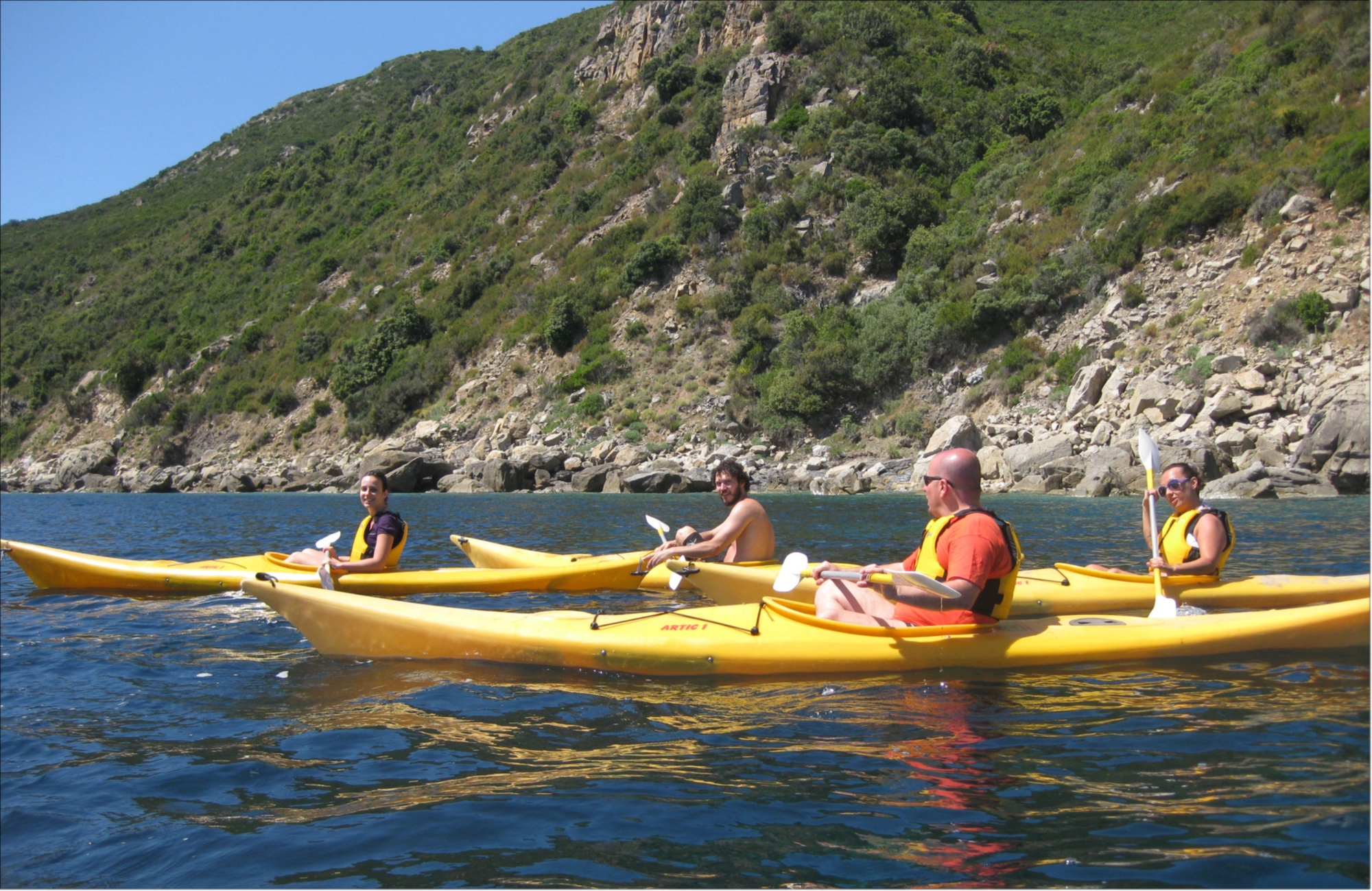 A kayak trip on Elba Island