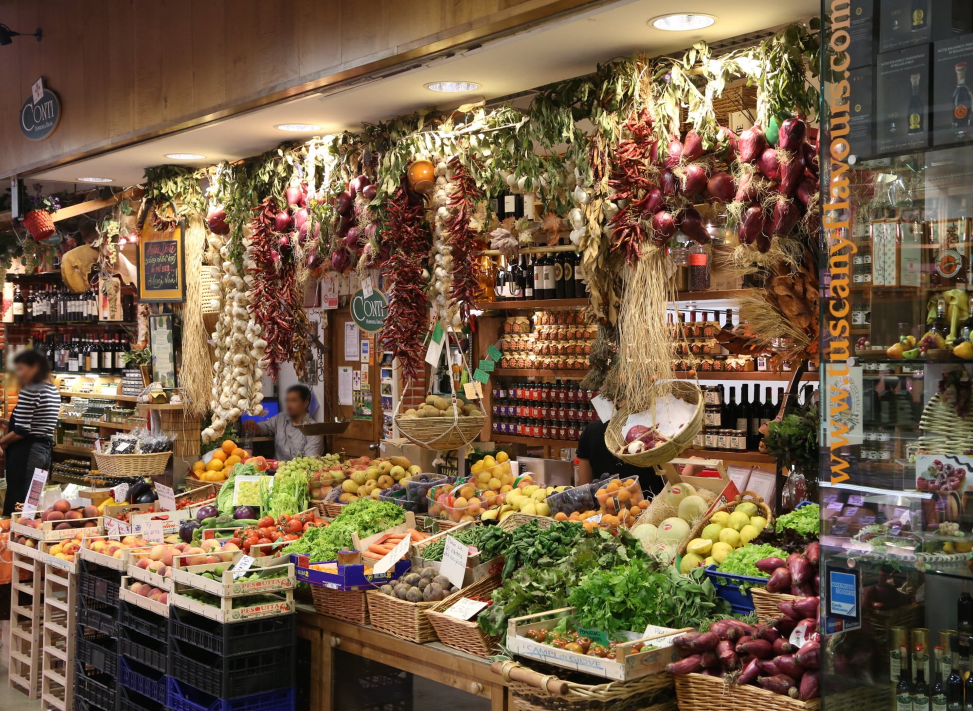 Central Market of San Lorenzo in Florence