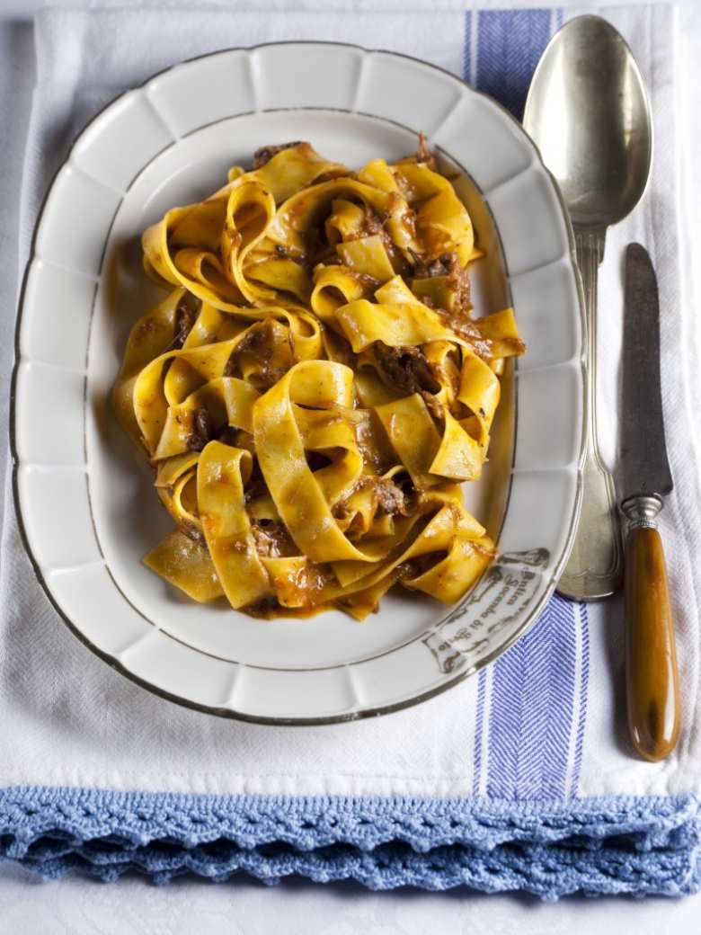 Pappardelle with wild boar sauce