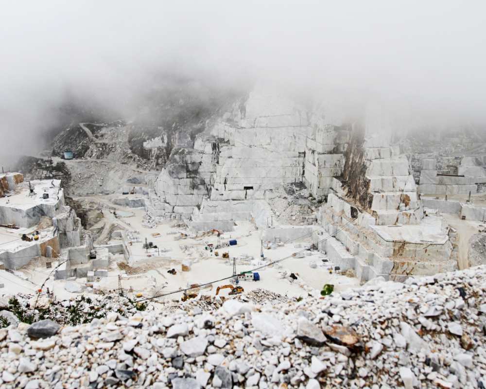 Las canteras de mármol en Carrara