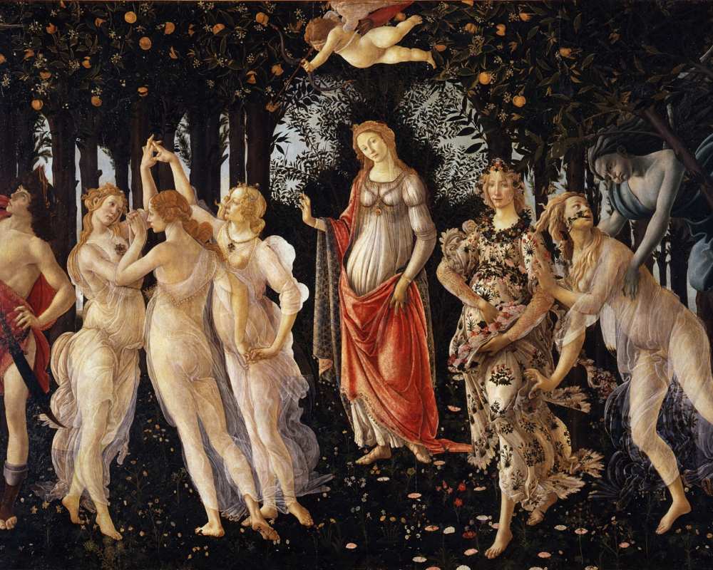 Primavera de Botticelli - Uffizi