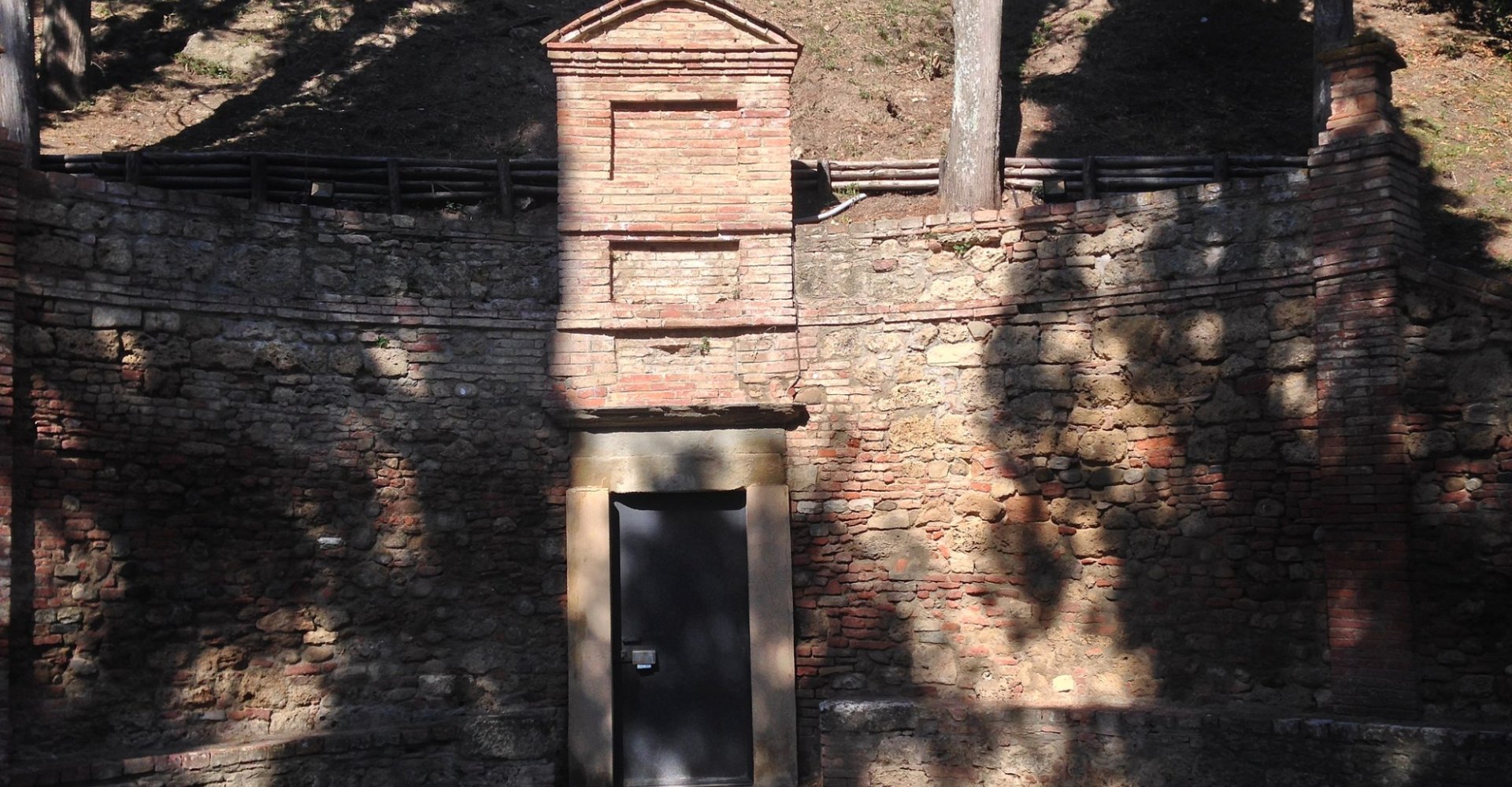 Entrance to the Catacomb of Santa Mustiola in Chiusi