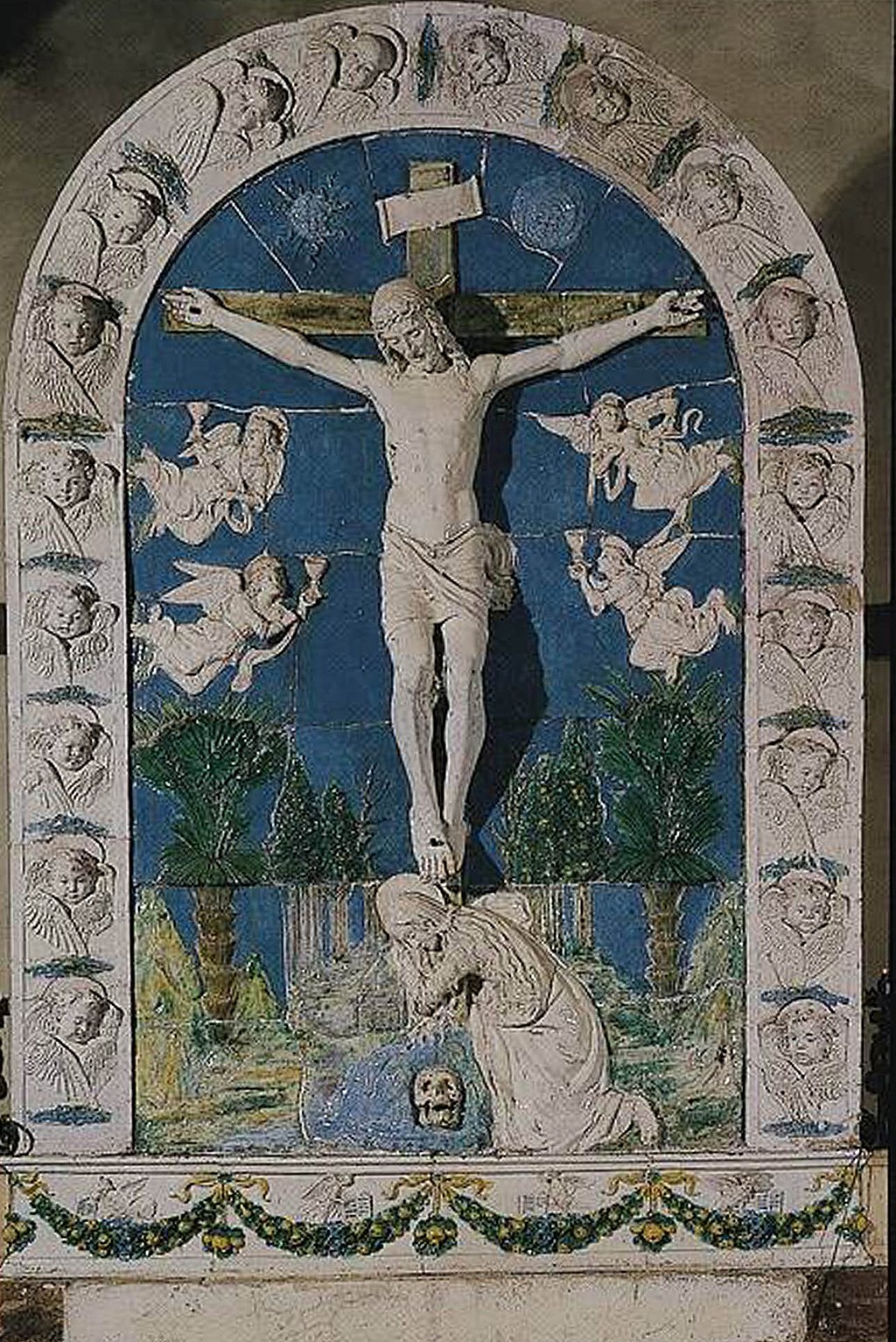 Crocifissione con la Maddalena, Andrea della Robbia