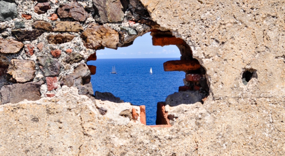 Elba Island through the wall