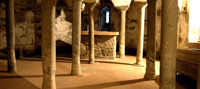 La cripta de la parroquia