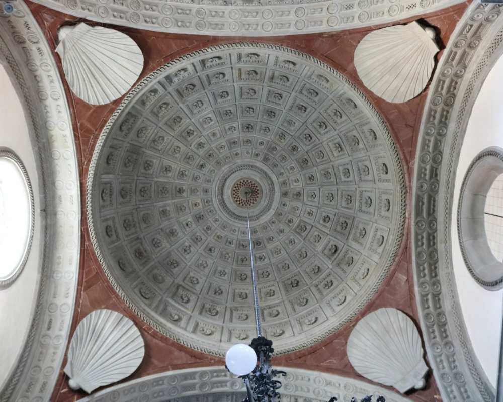 The dome of the church