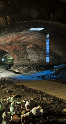 Gewölbe im Untergrund von Pistoia