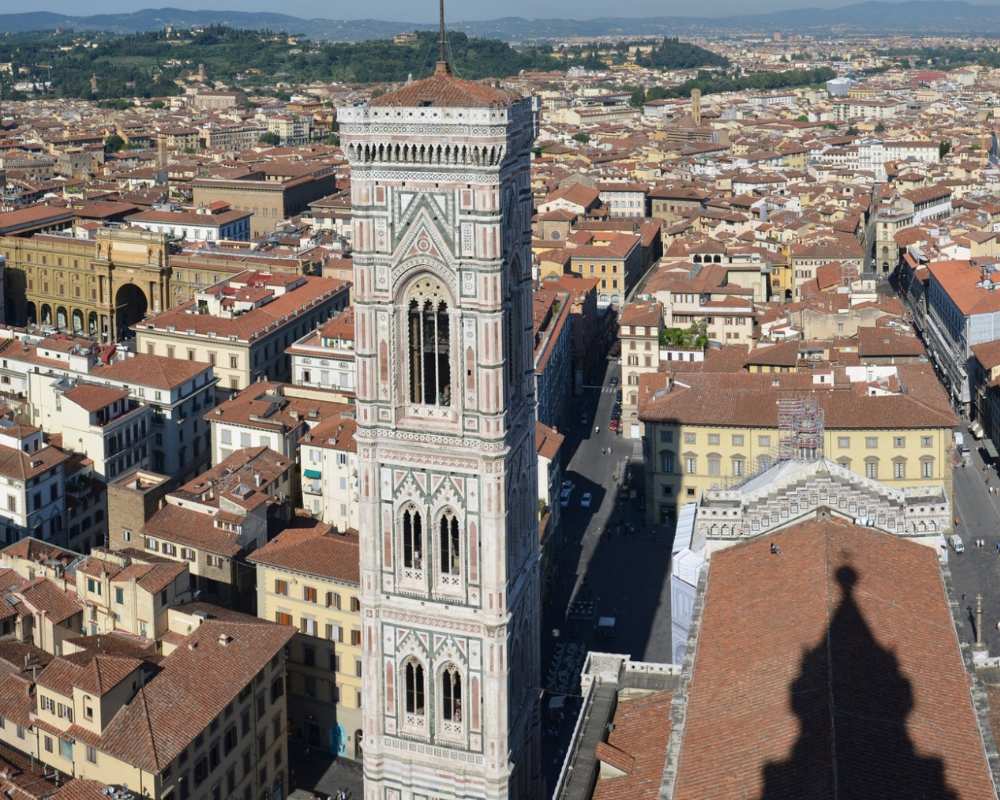 Il Campanile di Giotto visto dal Duomo