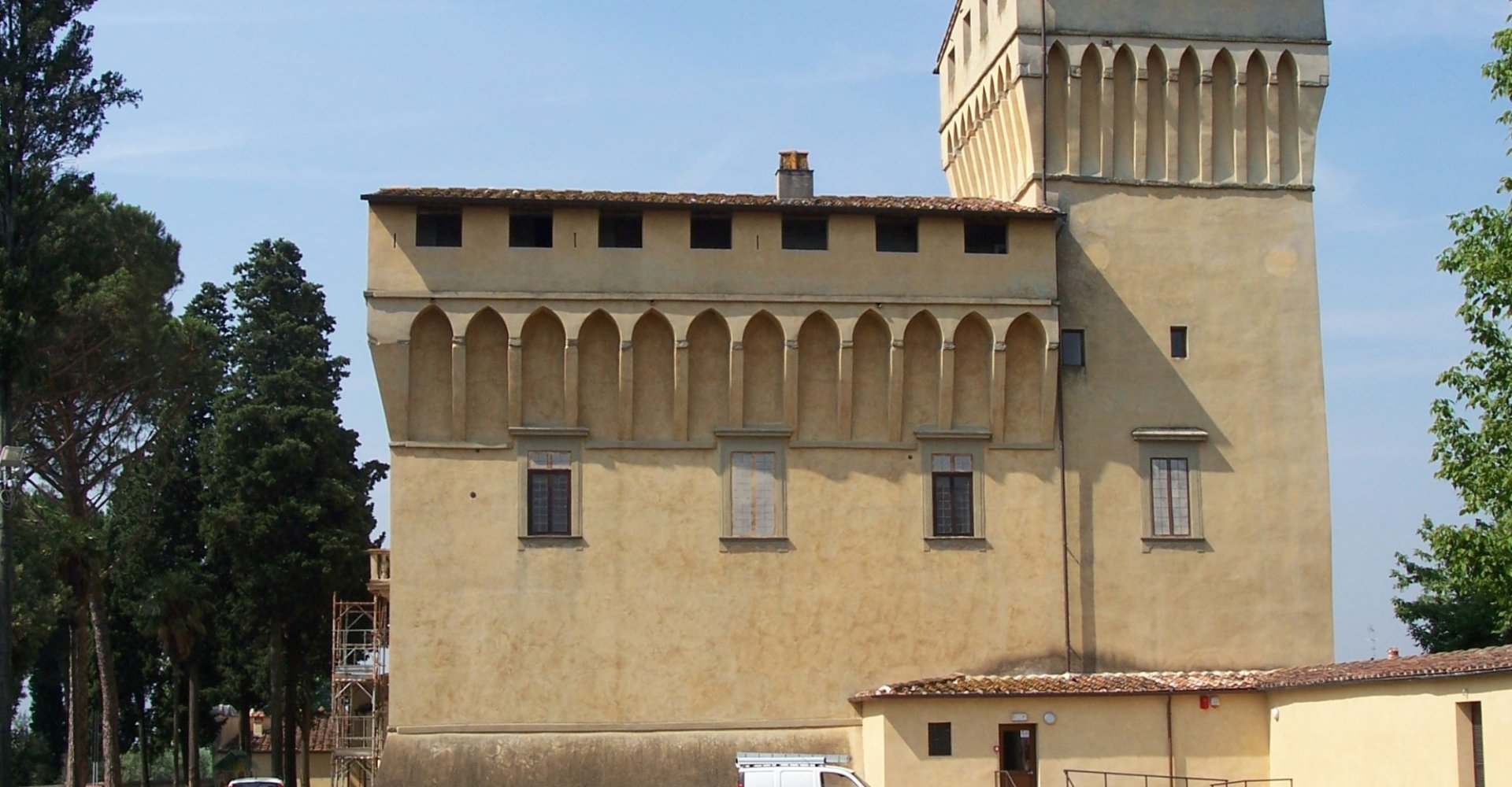 Die Villa Castello Smilea in Montale