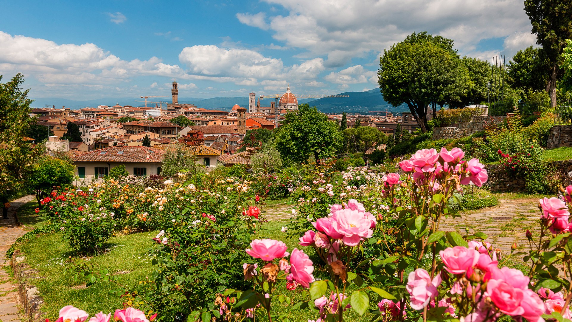 Jardín de las Rosas en Florencia